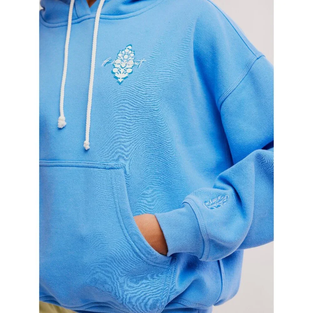 FP MOVEMENT Final Call Logo Hoodie / Riviera Blue Combo - Picture 4 of 9